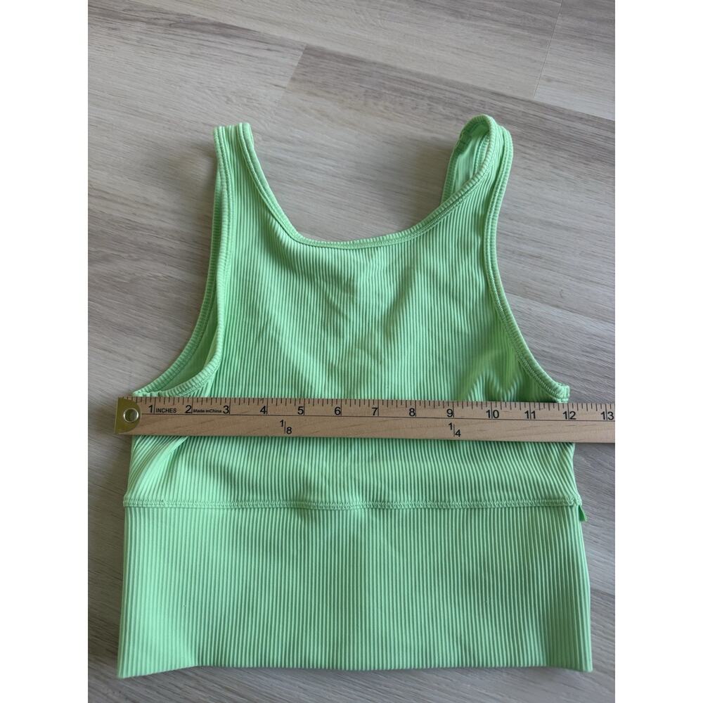 Lululemon Power Pivot Tank Electric Green Womens Size 4 - Picture 5 of 6